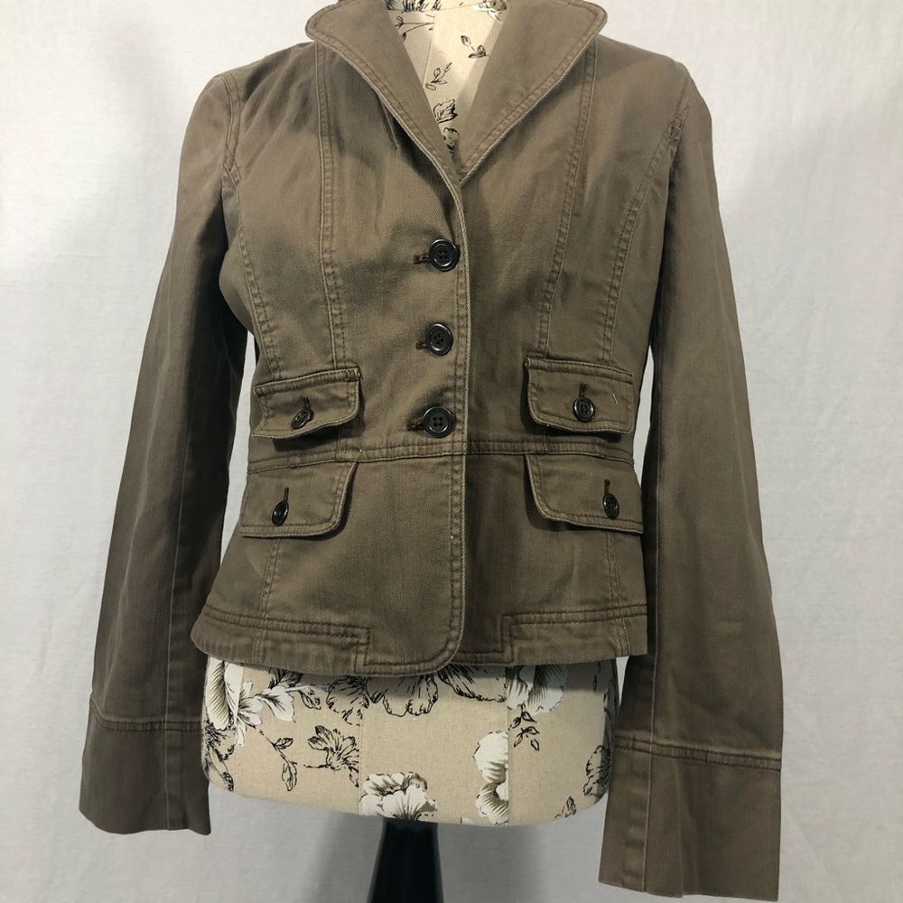 Brown army jacket military